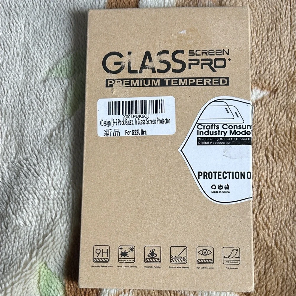 Tempered Glass Screen Protector for Galaxy S22 Ultra - Clear